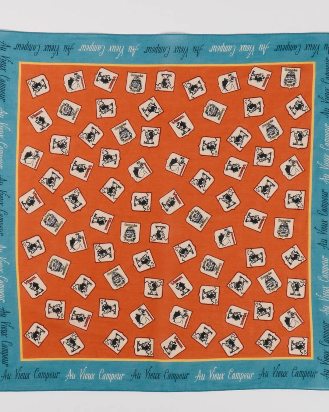 Au Vieux Campeur - Congés Payés - Bandana Domi - Bleu & Orange