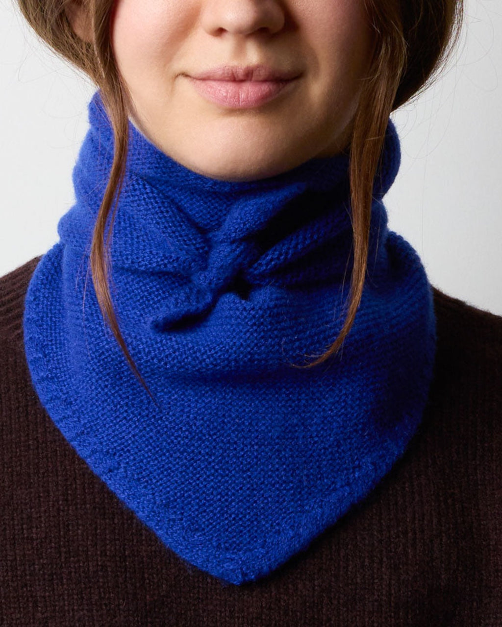 Merci - Martine cashmere bandana - Royal blue