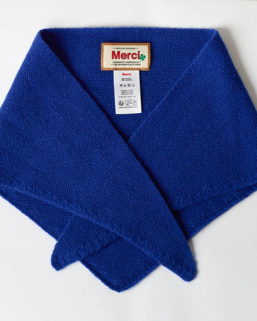 Merci - Martine cashmere bandana - Royal blue