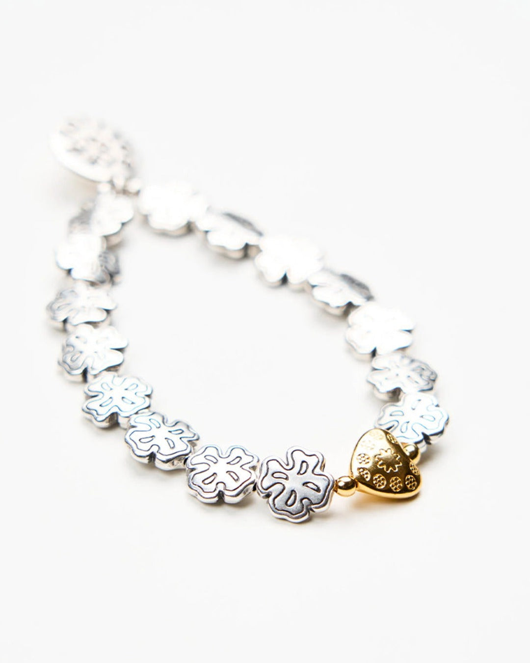 Gottlob - Edition No. 3 Bracelet - Silver Gold Heart