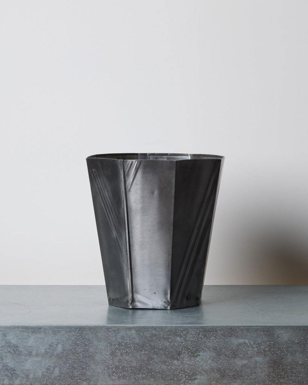 Puebco - Octagonal Recycled Steel Trash Bin
