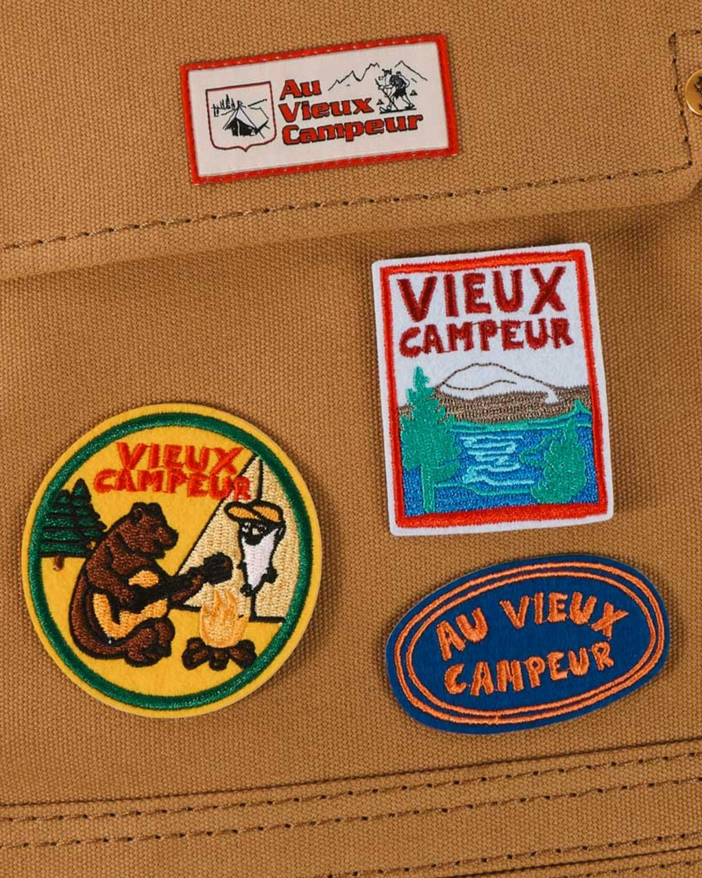 Au Vieux Campeur - Congés Payés - Patch Au Vieux Campeur - Alpine Lake