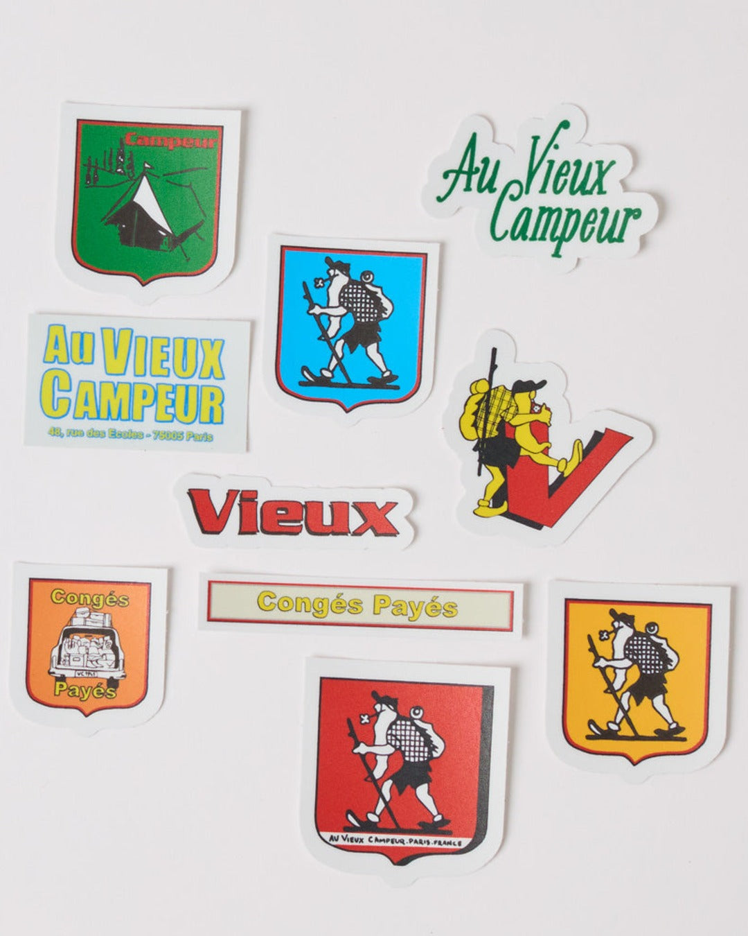 Au Vieux Campeur - Congés Payés - Stickers Logo
