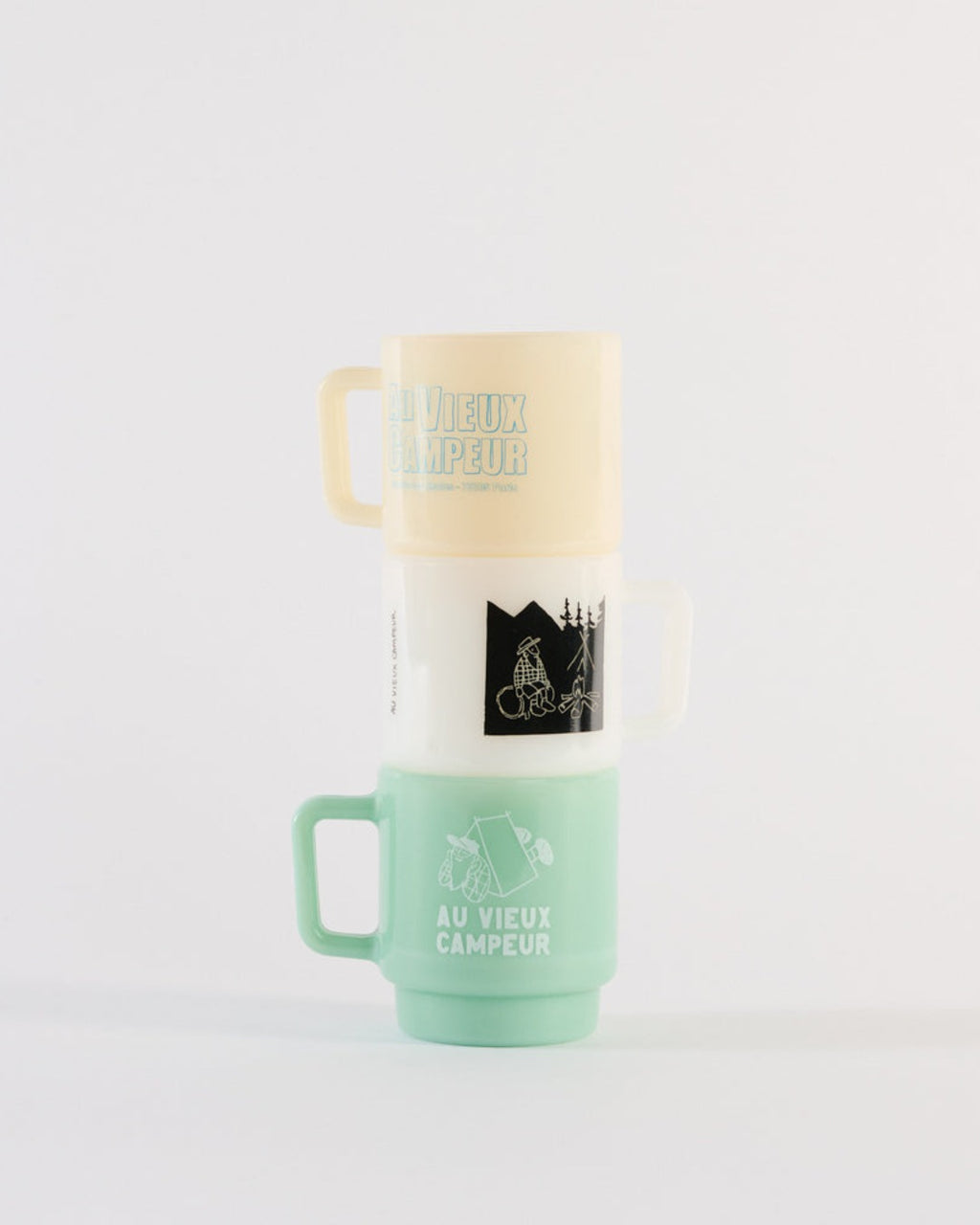 Au Vieux Campeur - Congés Payés - Mug Feu De Camp