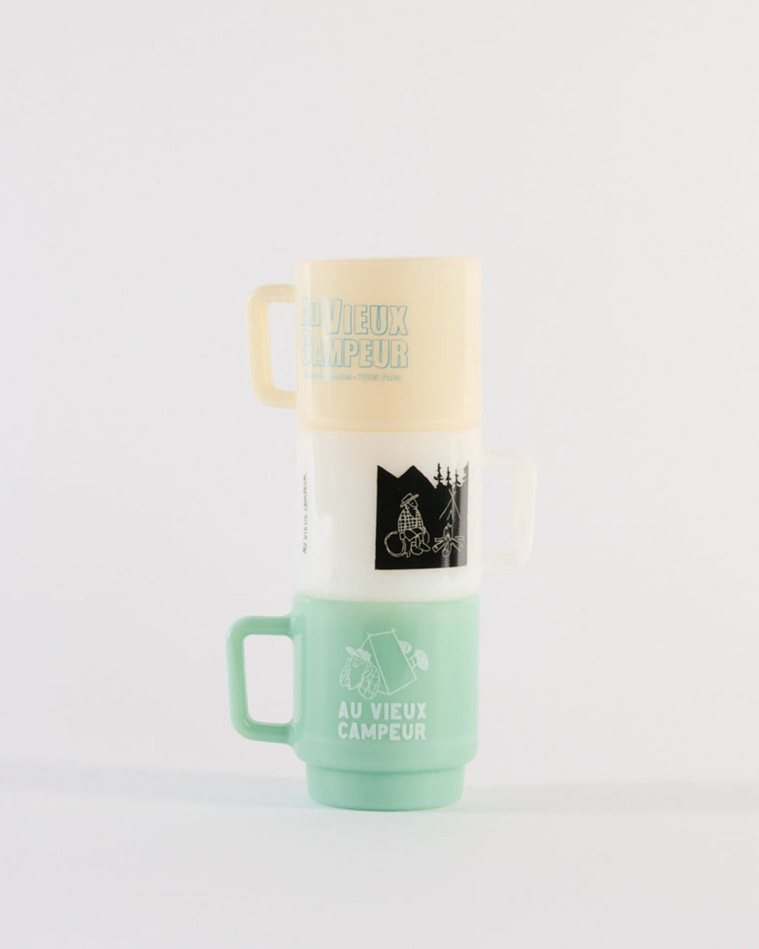 Au Vieux Campeur - Congés Payés - Mug Feu De Camp