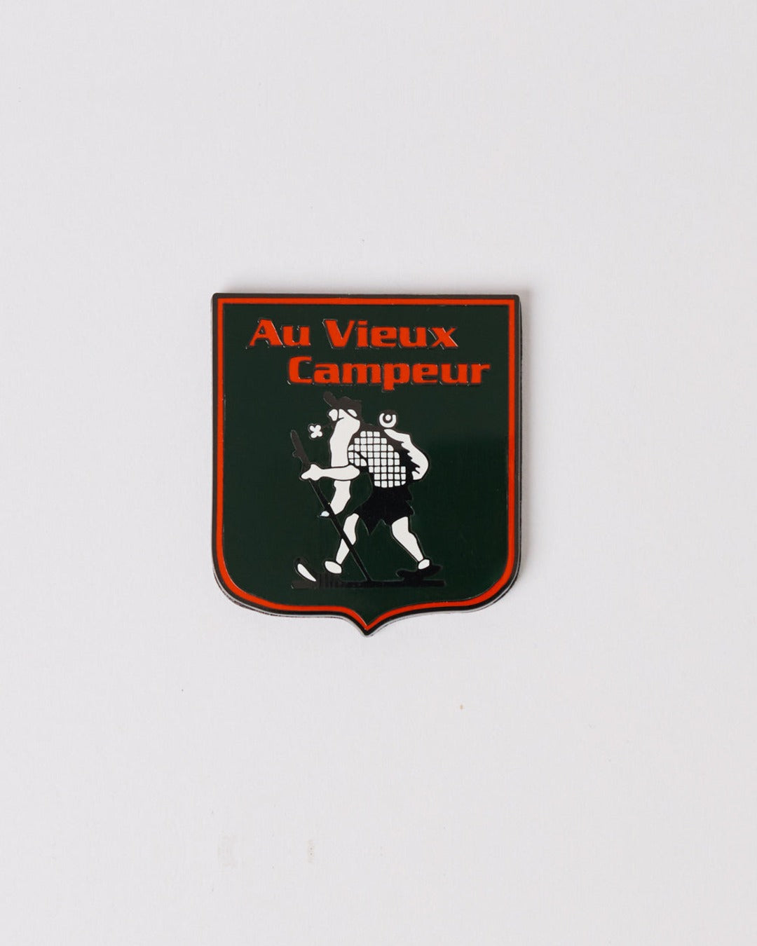 Au Vieux Campeur - Congés Payés - Magnet Blason Vert