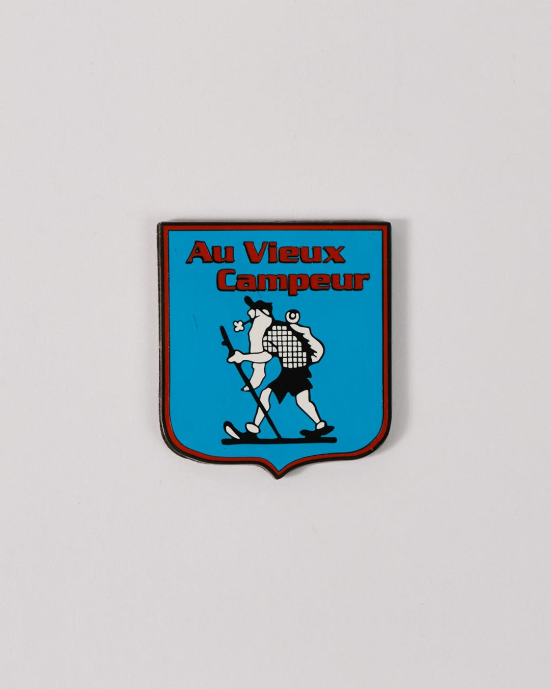 Au Vieux Campeur - Congés Payés - Magnet Blason Bleu