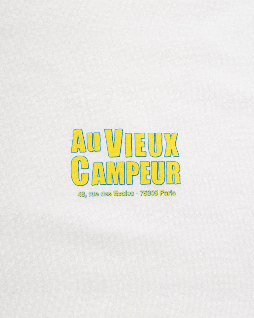 Au Vieux Campeur - Congés Payés - Short Sleeve T-shirt Tents - White