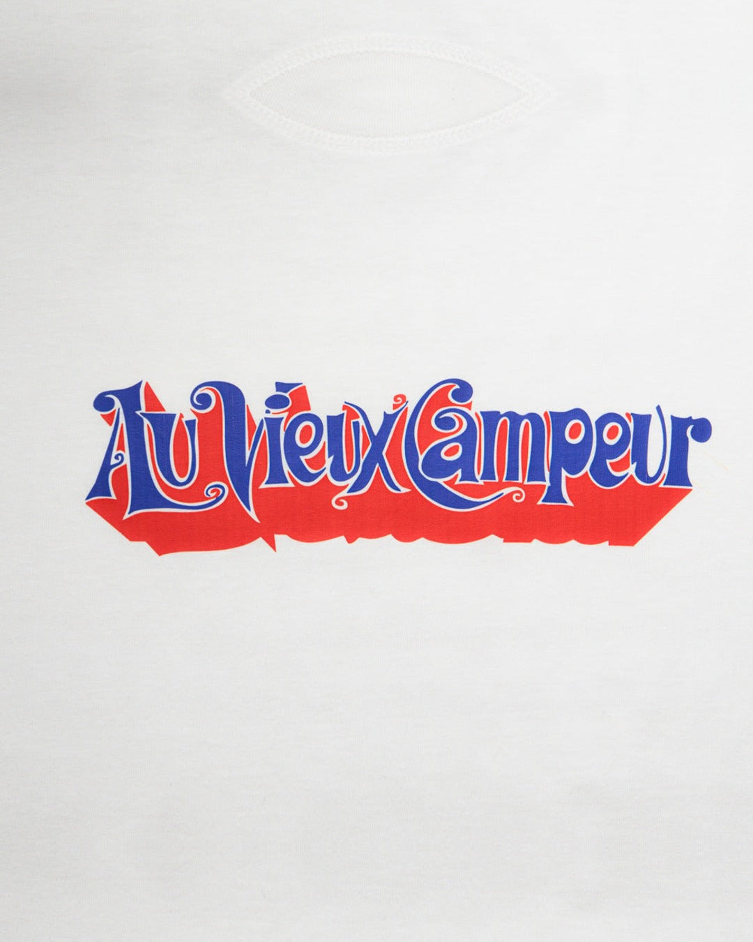 Au Vieux Campeur - Congés Payés - T-Shirt Manches Longues Couverture 1976 - Blanc