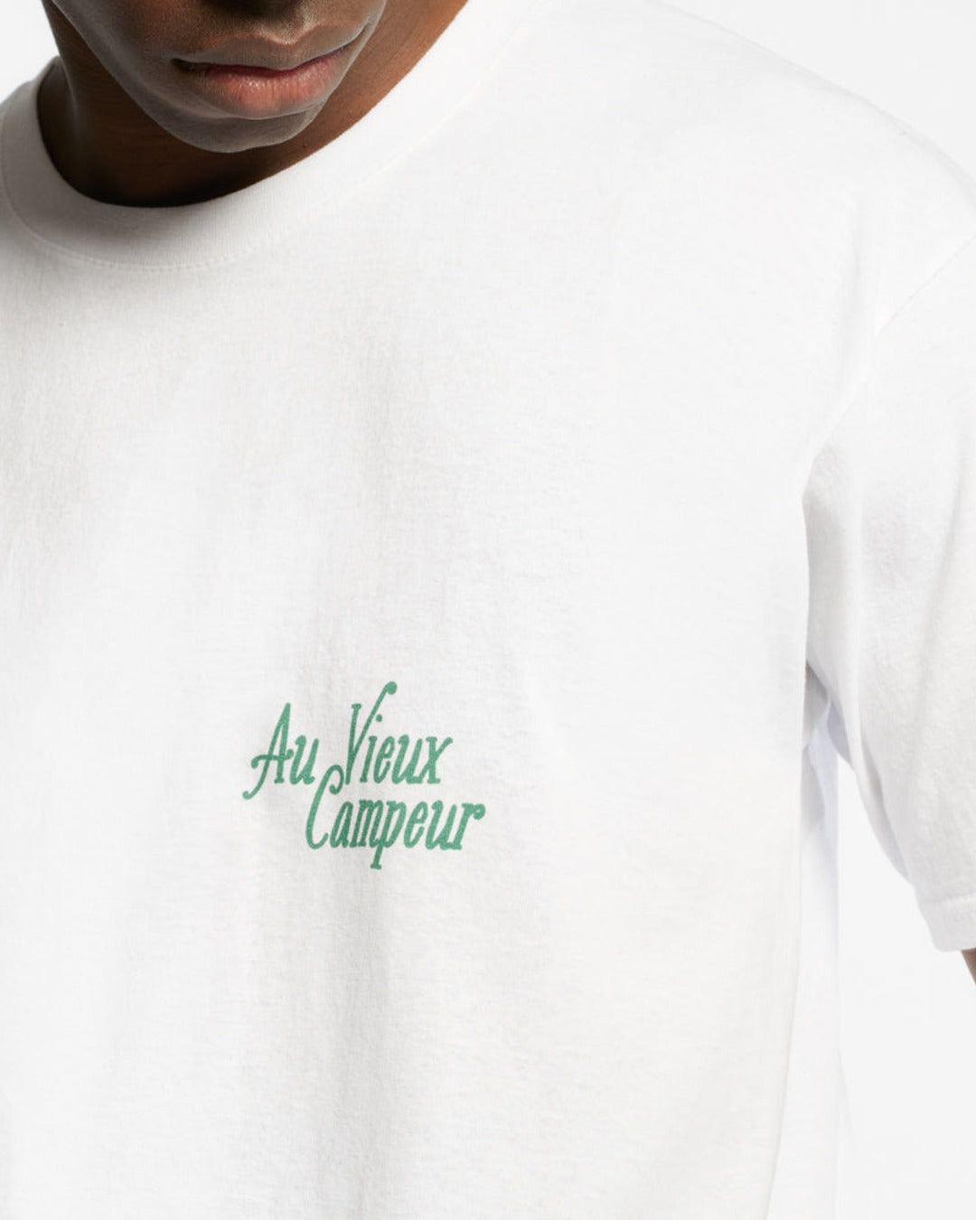Au Vieux Campeur - Congés Payés - T-Shirt Manches Courtes Sommets - Blanc