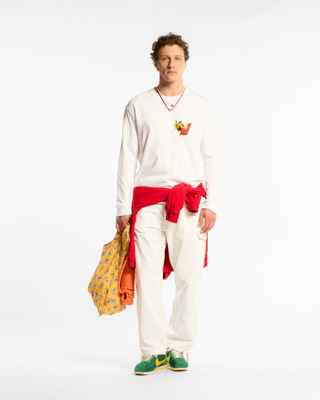 Au Vieux Campeur - Paid Leave - Climber Long Sleeve T-Shirt - White