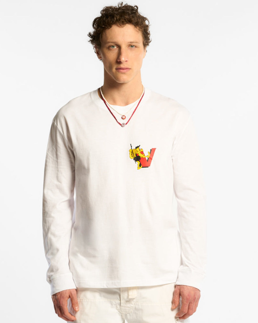 Au Vieux Campeur - Paid Leave - Climber Long Sleeve T-Shirt - White