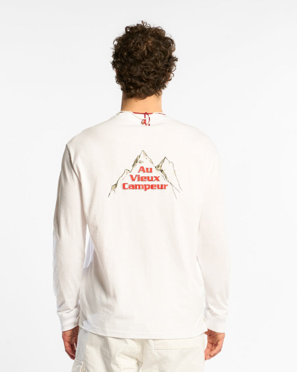 Au Vieux Campeur - Paid Leave - Climber Long Sleeve T-Shirt - White