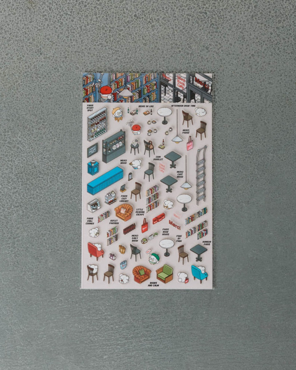 Merci - Kit Stickers Used Book Café