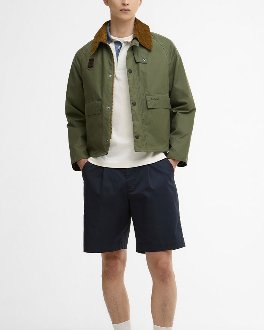 Barbour - Veste Spey Wax - Light Moss