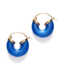 Anni Lu - Petit Swell Hoop Earrings - Deep Blue