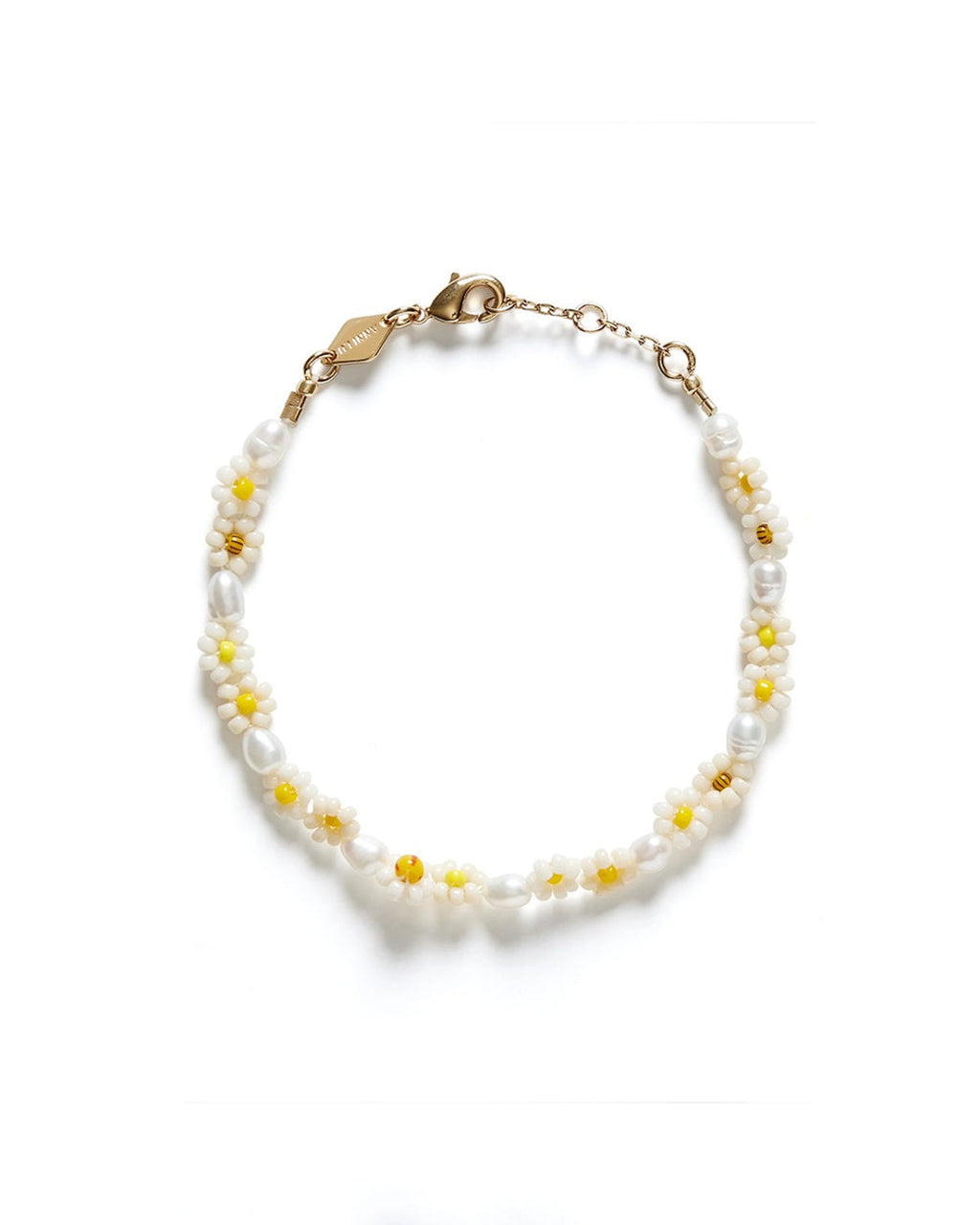 Anni Lu - Bracelet Daisy Flower - Pearl Yellow