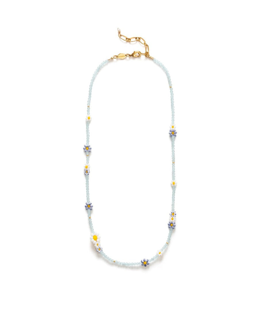 Anni Lu - Collier Bluebell Bloom - Soft Blue