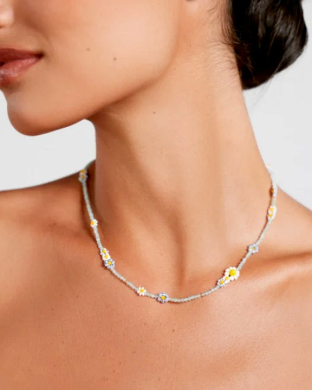 Anni Lu - Collier Bluebell Bloom - Soft Blue
