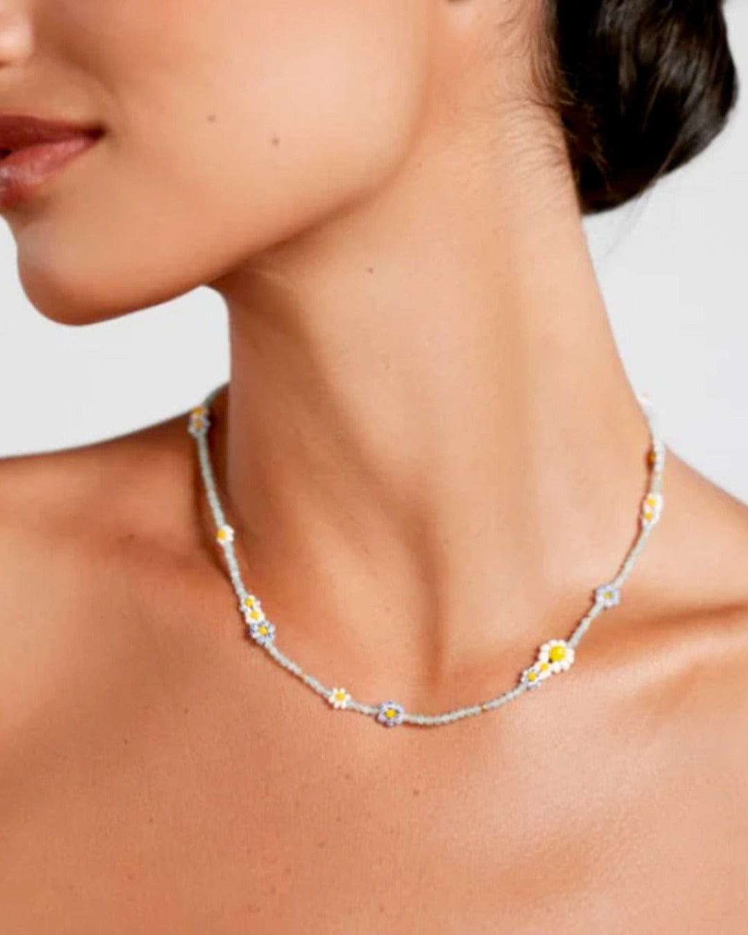 Anni Lu - Collier Bluebell Bloom - Soft Blue