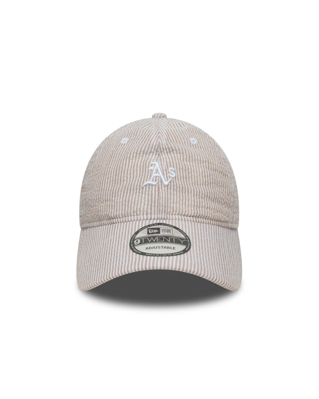 New Era - Seersucker 9Twenty Cap - Beige White