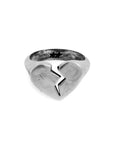 Two Jeys - Broken Heart Ring - Silver