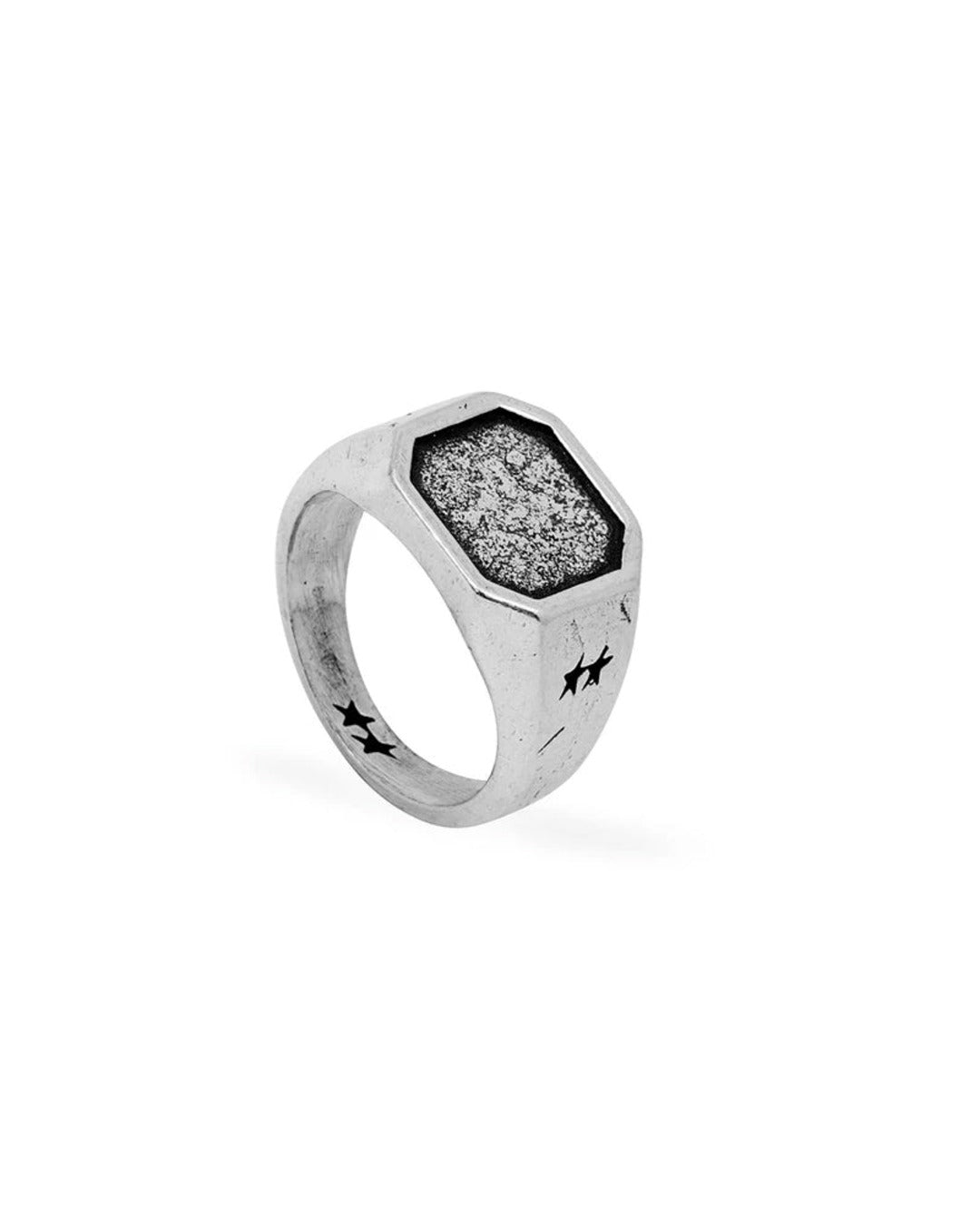 Two Jeys - Bague Hex - Argent
