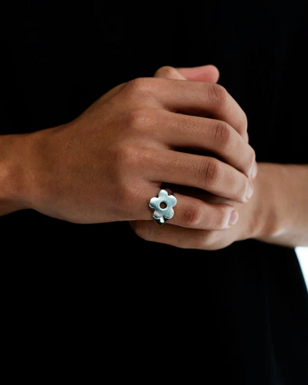 Two Jeys - Bague Flower - Argent