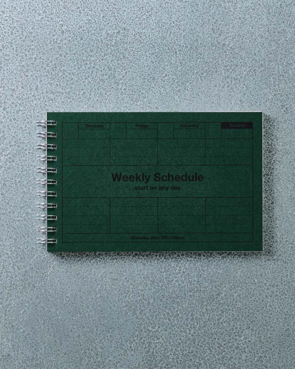 Marks - Weekly Planner - Dark Green
