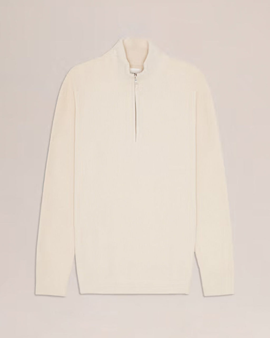Nn07 - Danny Zip 6429 Knitwear - Ivory