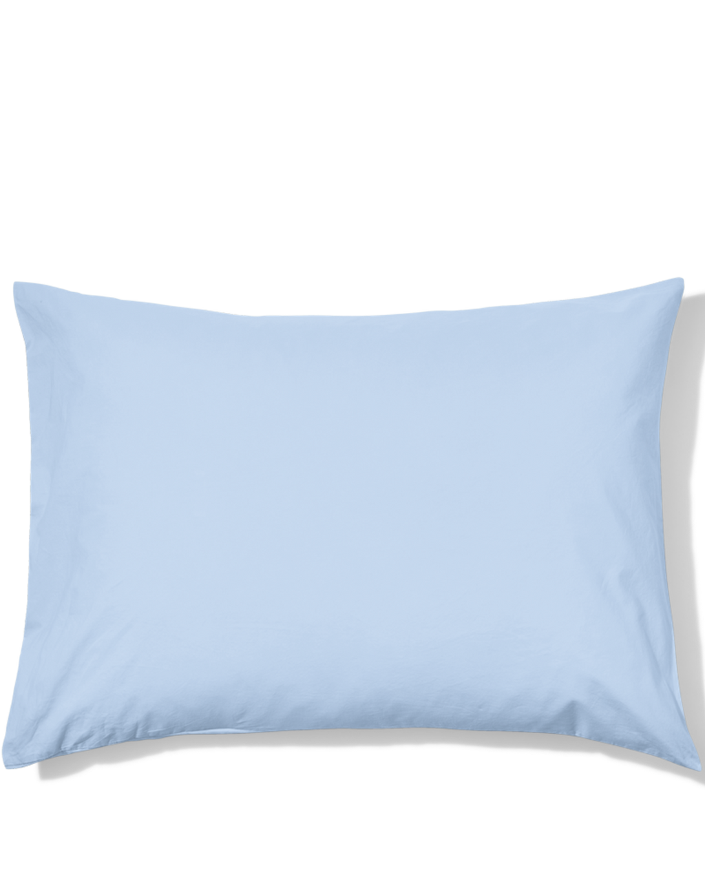 Merci - Taie D'Oreiller En Percale De Coton - Bleuet