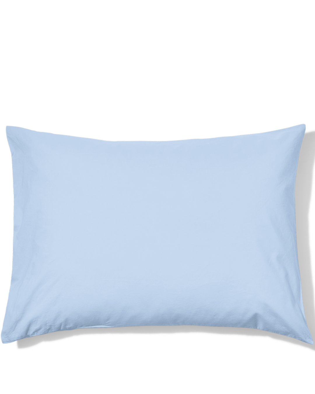 Merci - Taie D'Oreiller En Percale De Coton - Bleuet
