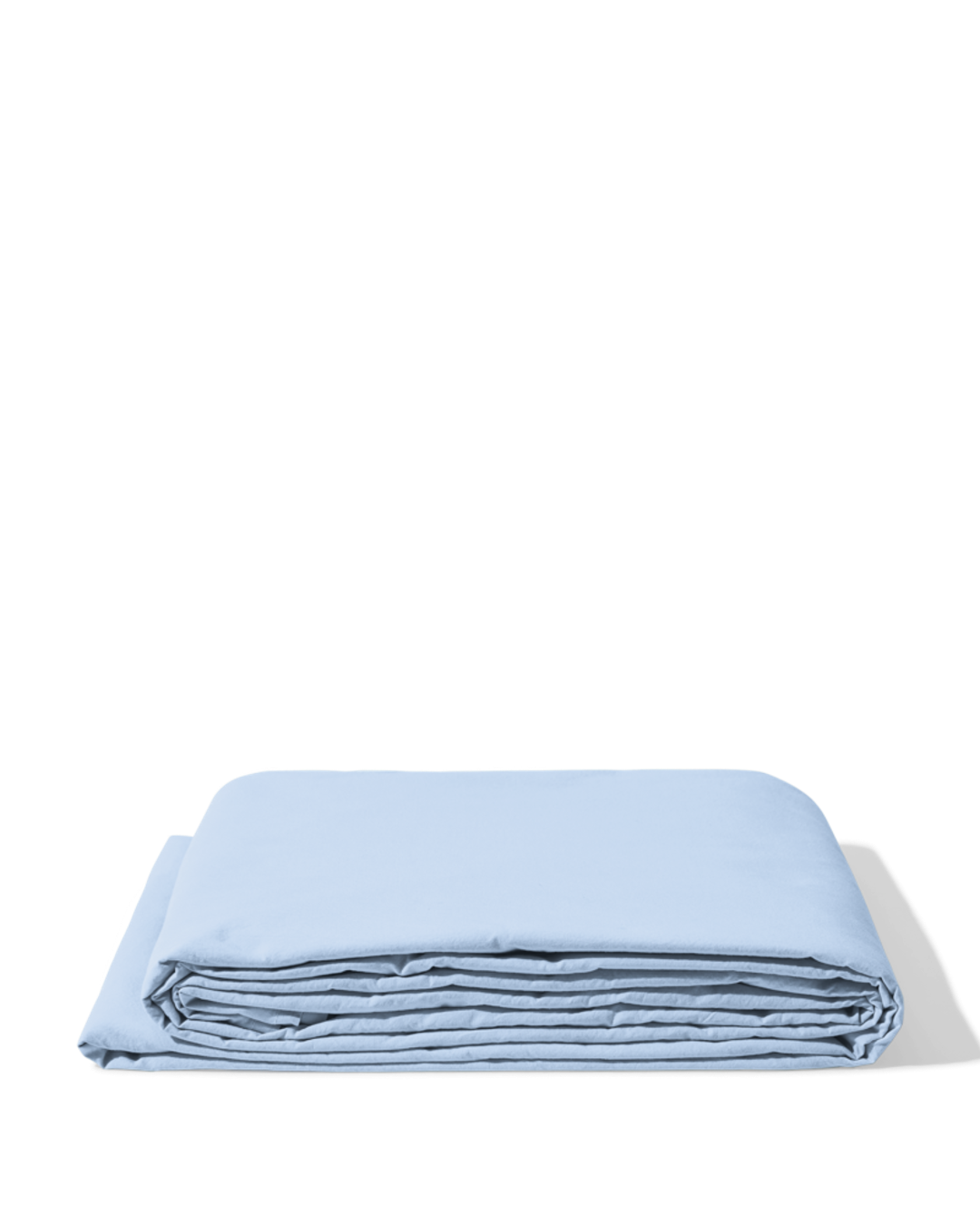 Merci - Cotton percale flat sheet - Cornflower