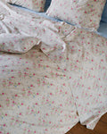 Merci - Cotton percale flat sheet - Garden