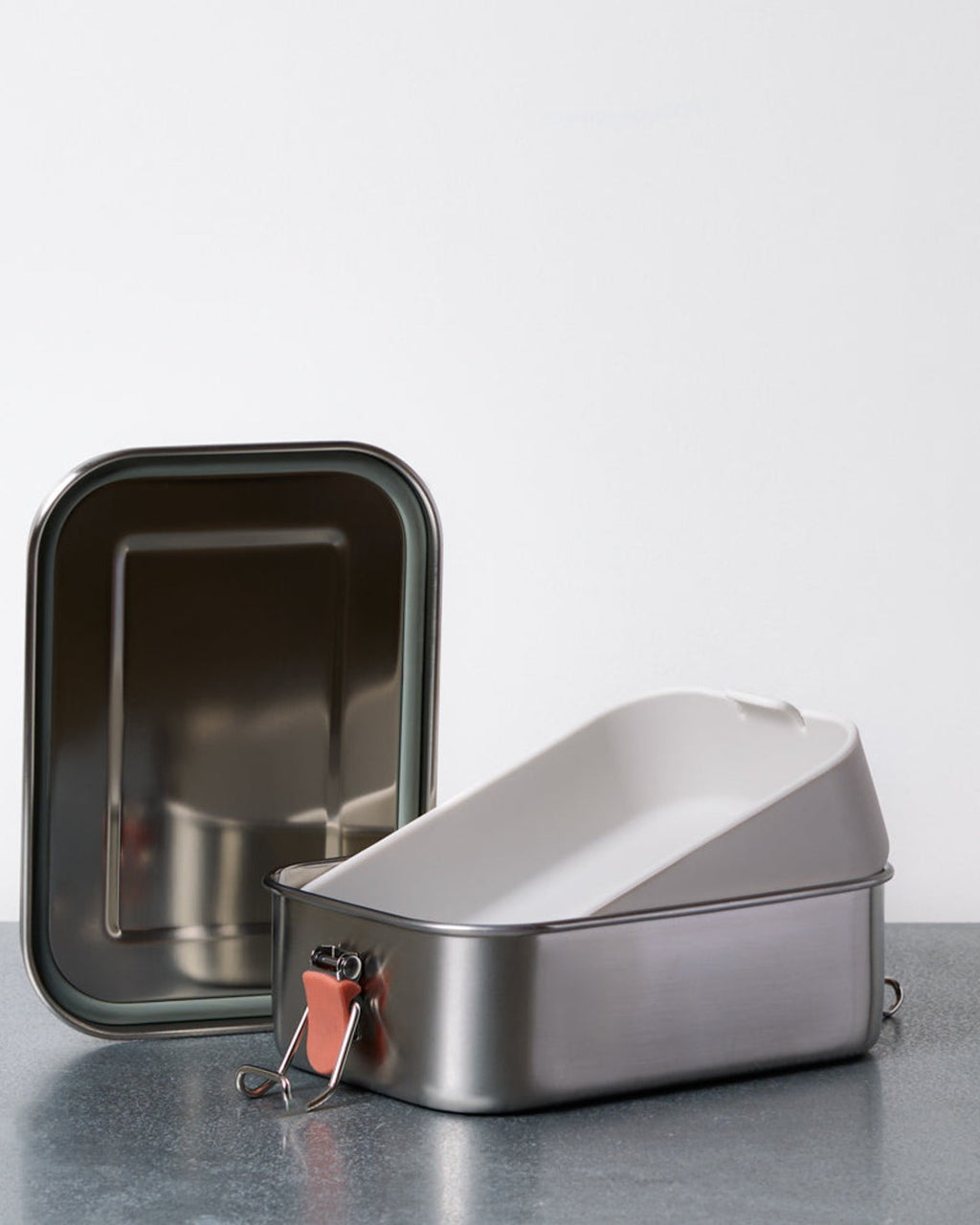Ekobo - Lunch Box En Inox - Terracotta