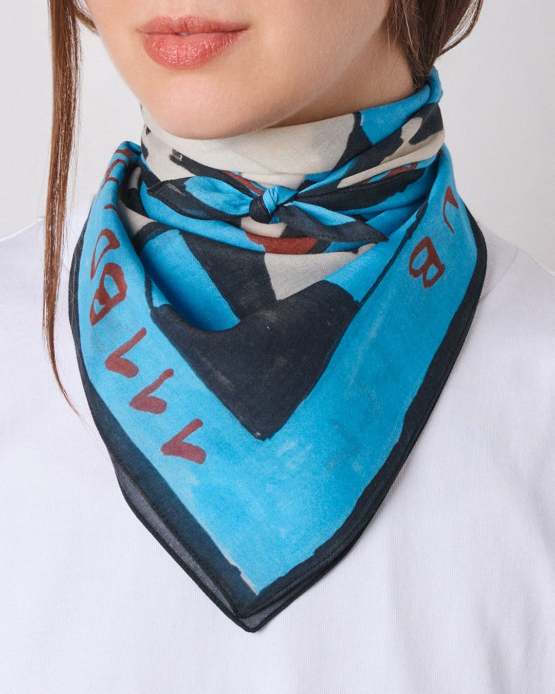 Merci - Ars Vivendi Virtus Est Bandana - Chessclub Blue