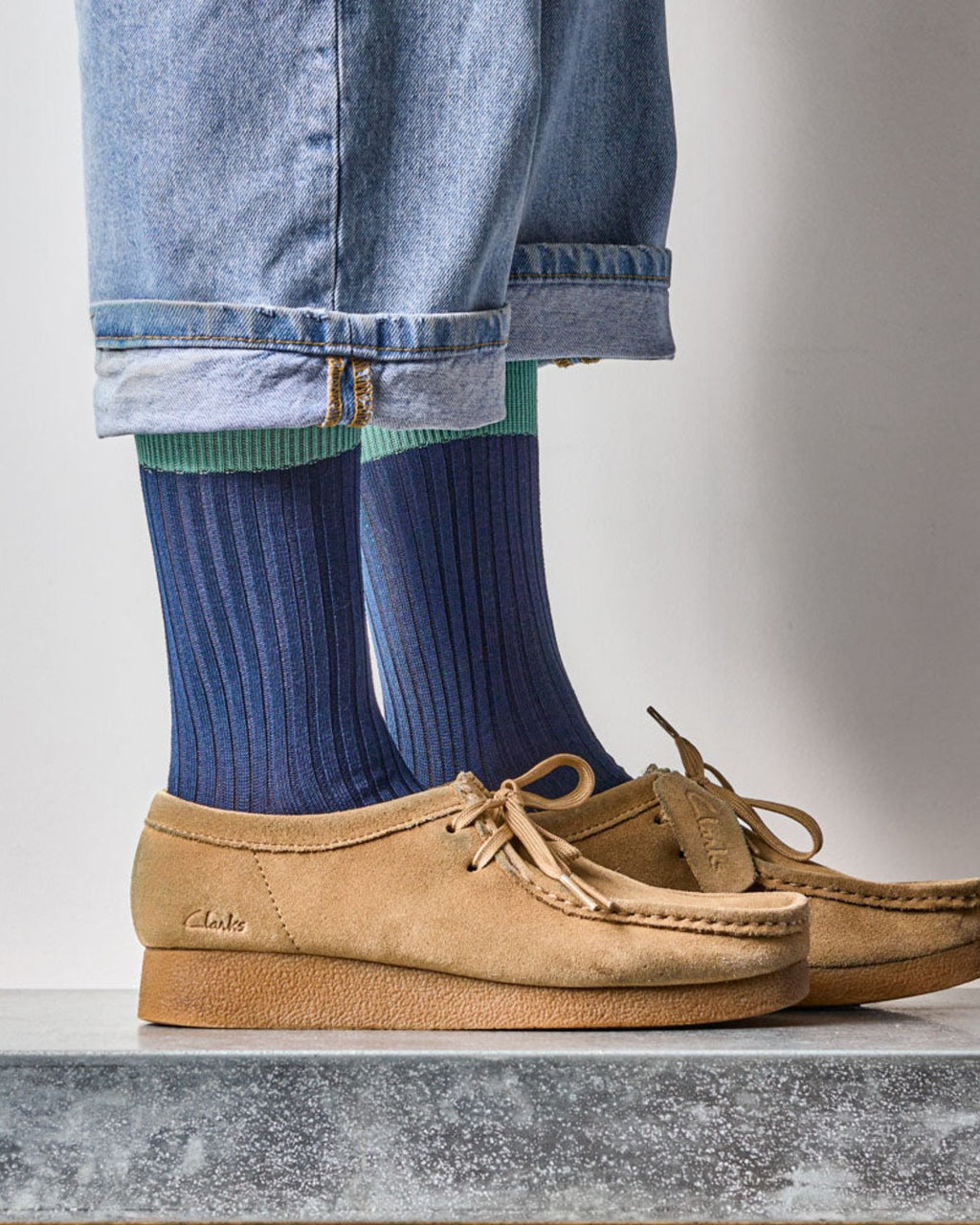 Merci - Chaussettes Theodora - Marine Bleu