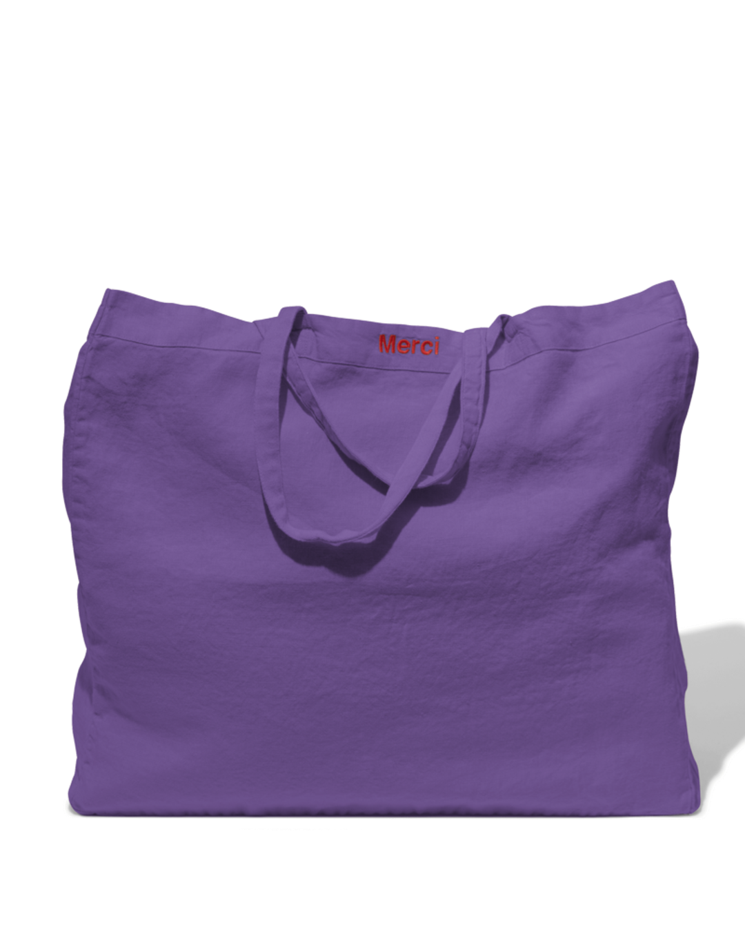 Merci - Cabas En Lin Lavé - Violet Orage