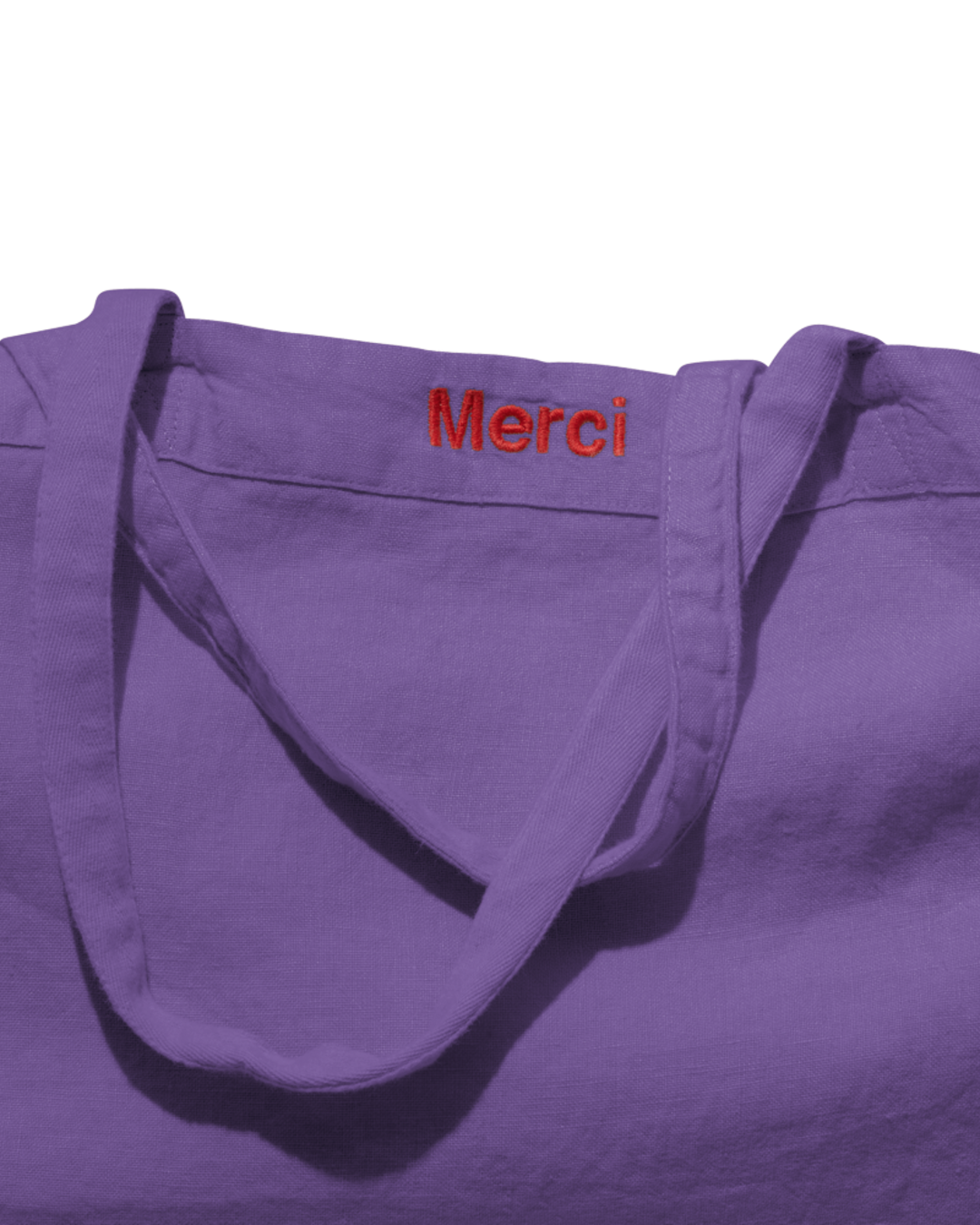 Merci - Cabas En Lin Lavé - Violet Orage