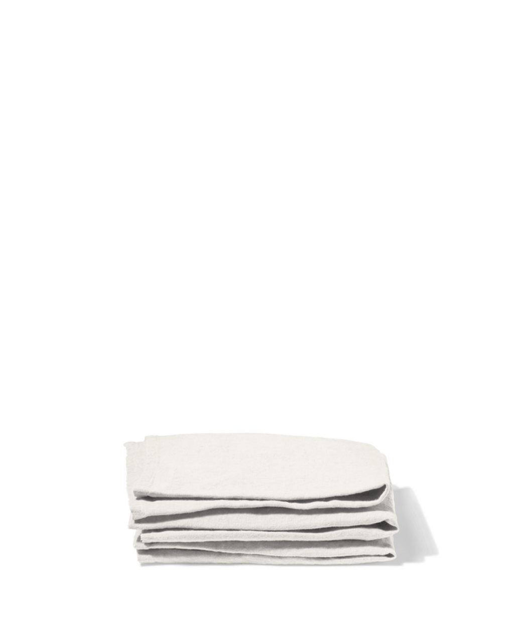 Merci - Washed linen napkin - Seashell White