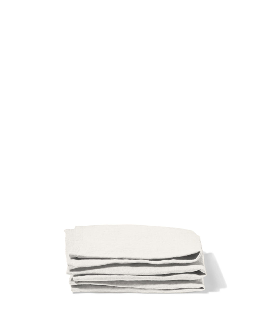 Merci - Washed linen napkin - Seashell White