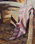 Merci - Washed linen tea towel - Parasol Stripes