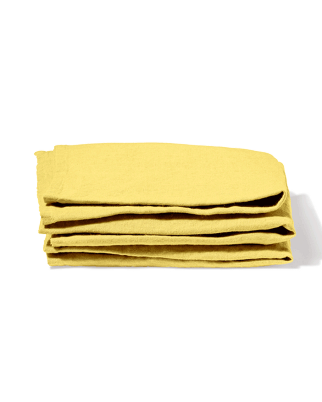 Merci - Washed linen napkin - Lemonade Yellow