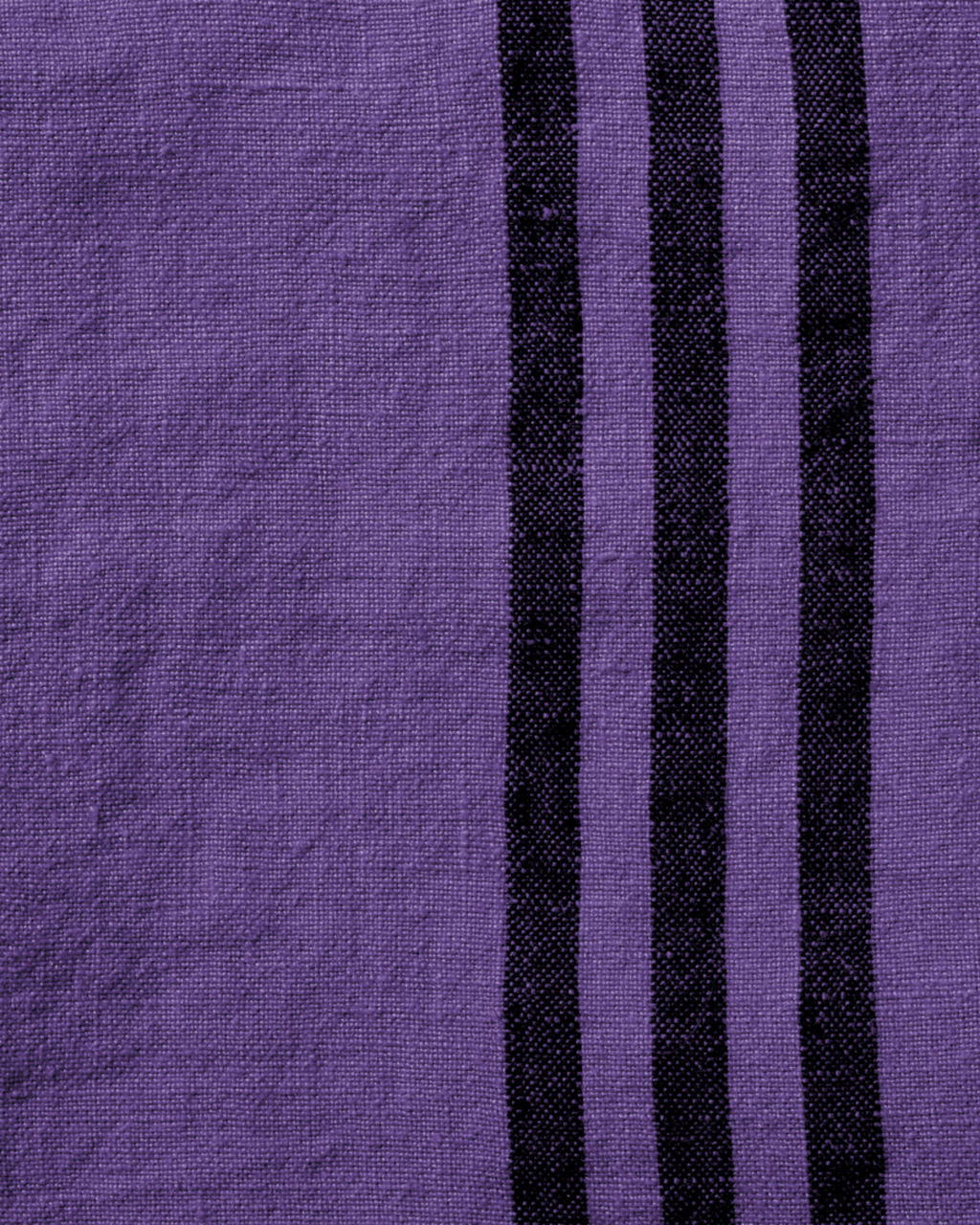 Merci - Washed linen tea towel - Storm Violet