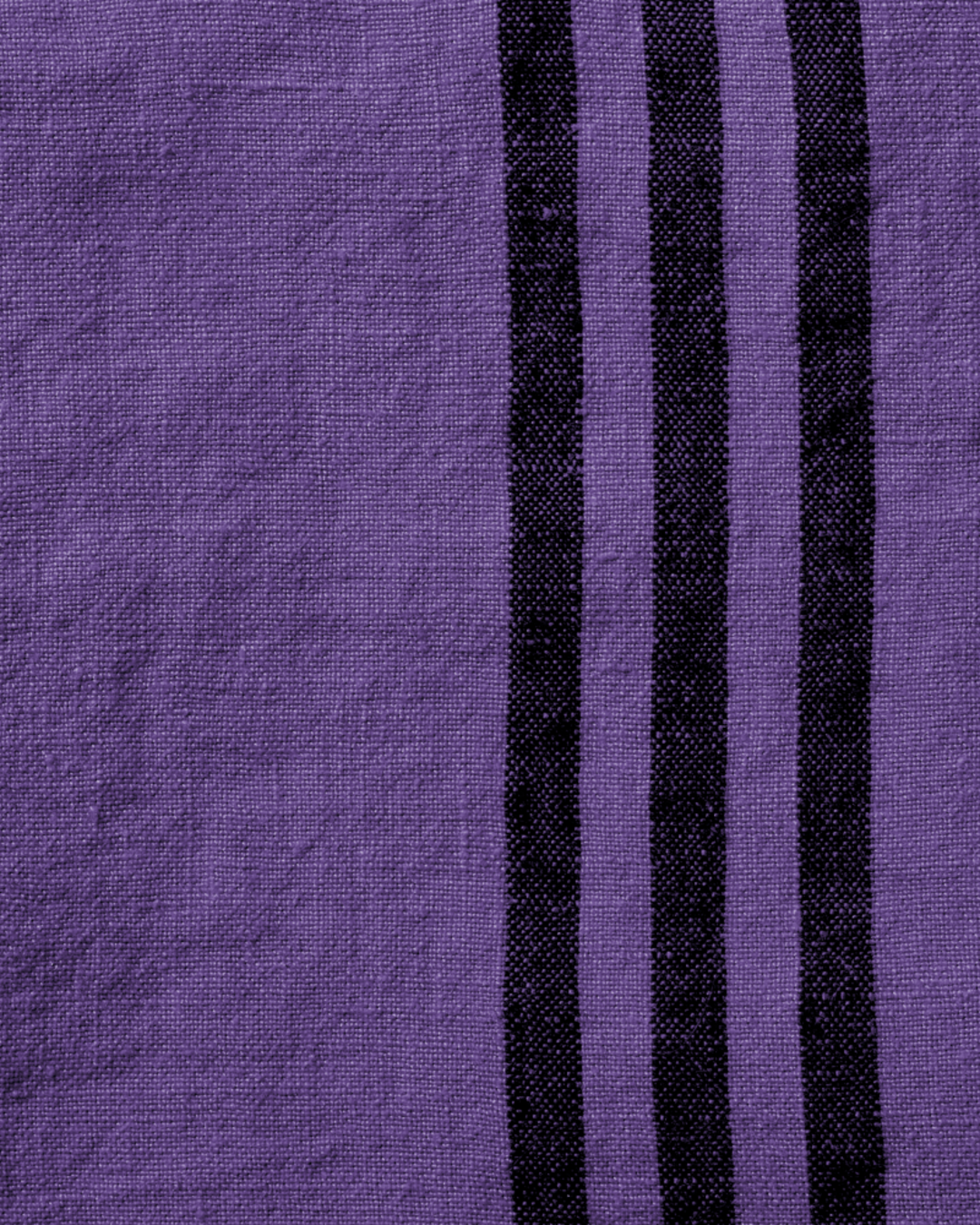 Merci - Washed linen tea towel - Storm Violet