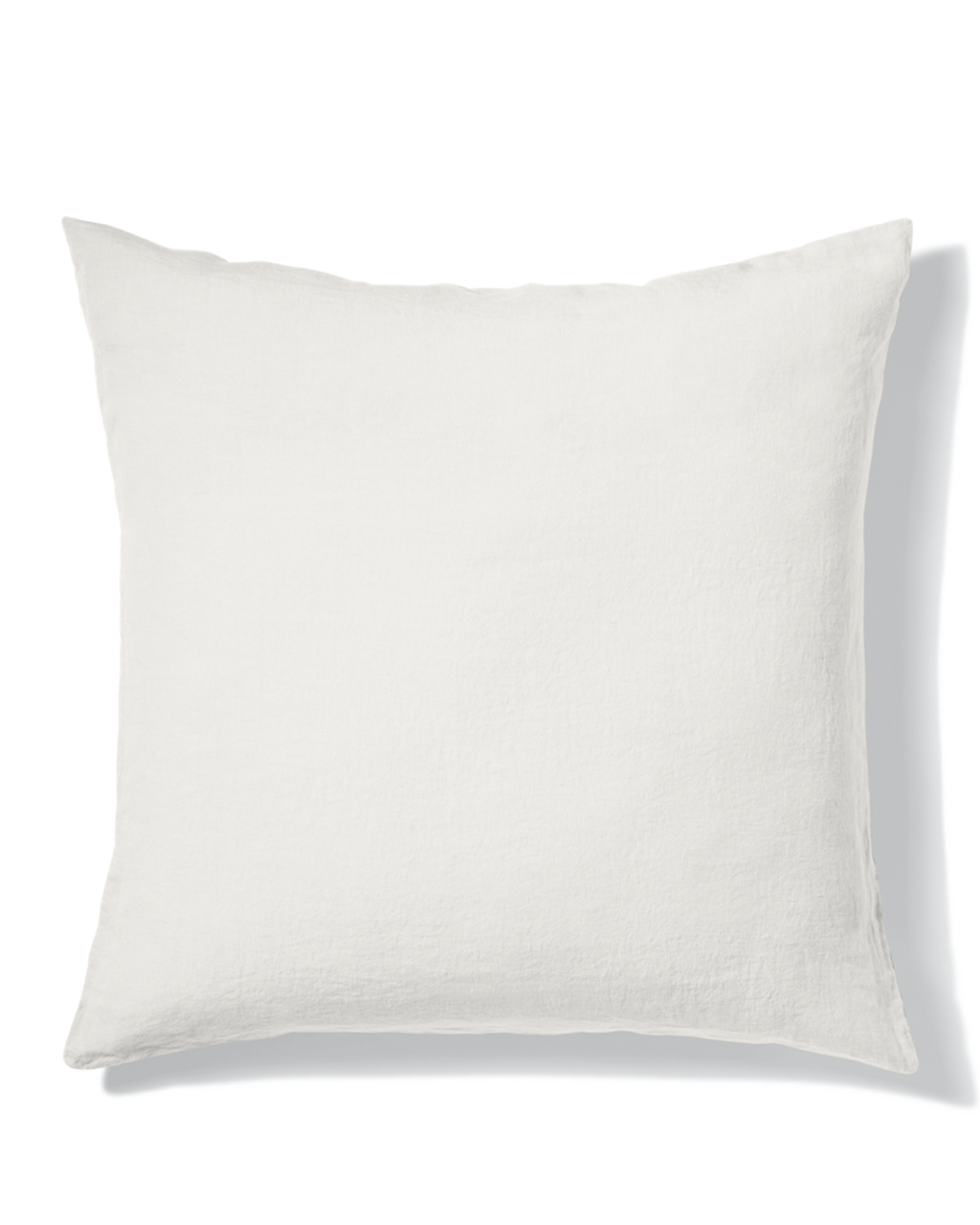 Merci - Washed linen pillowcase - Seashell White