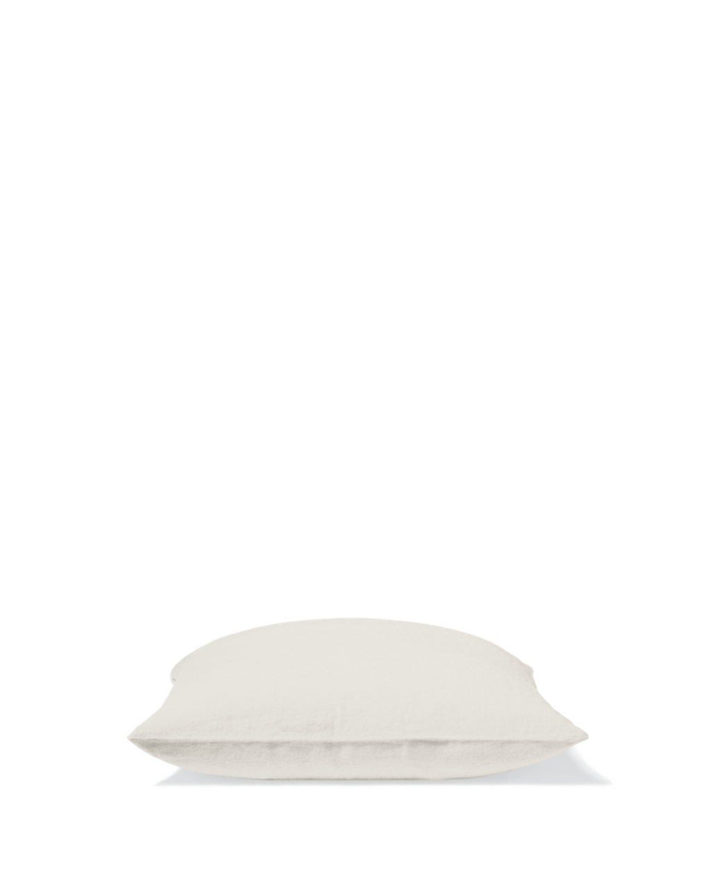 Merci - Washed linen pillowcase - Seashell White