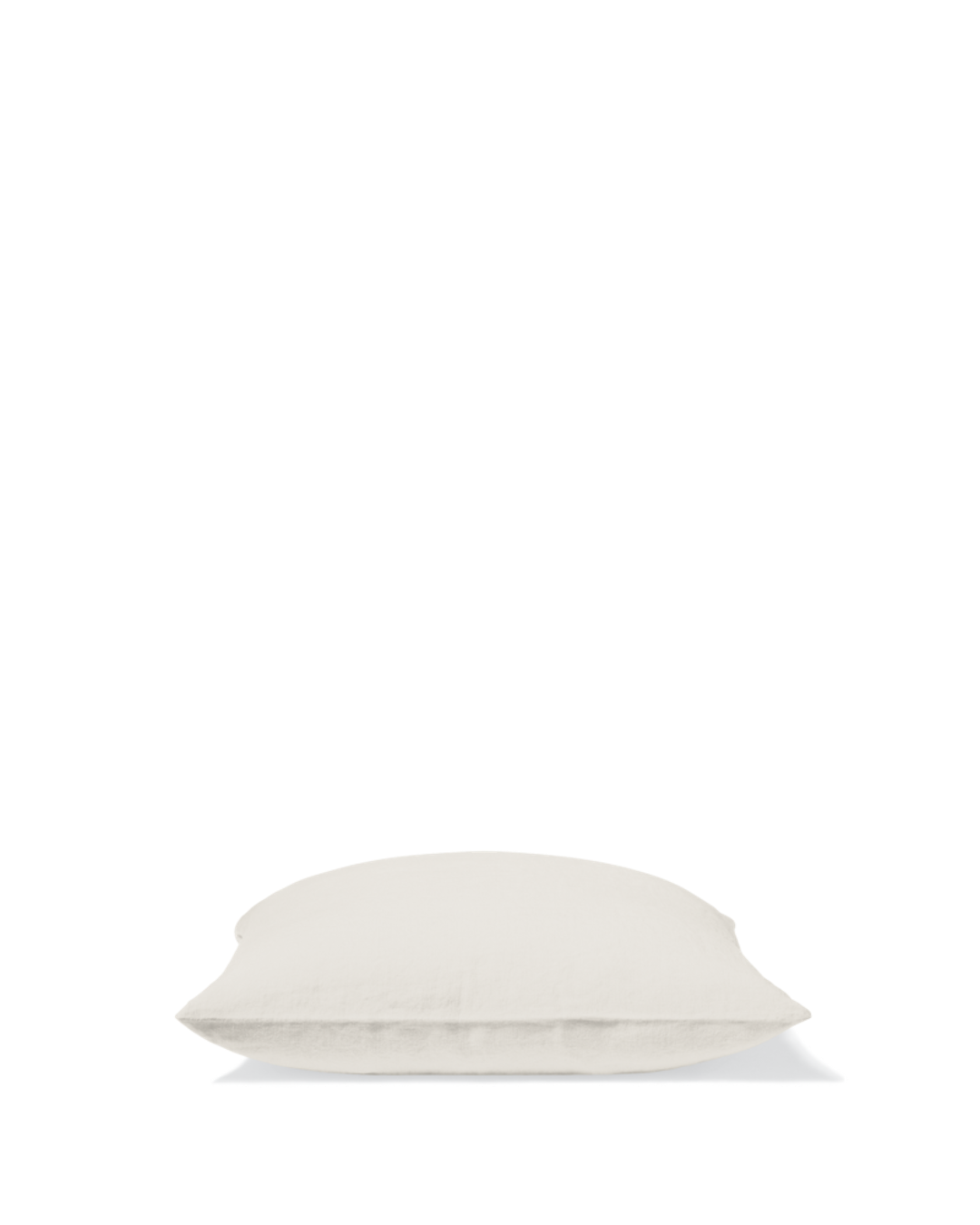 Merci - Washed linen pillowcase - Seashell White