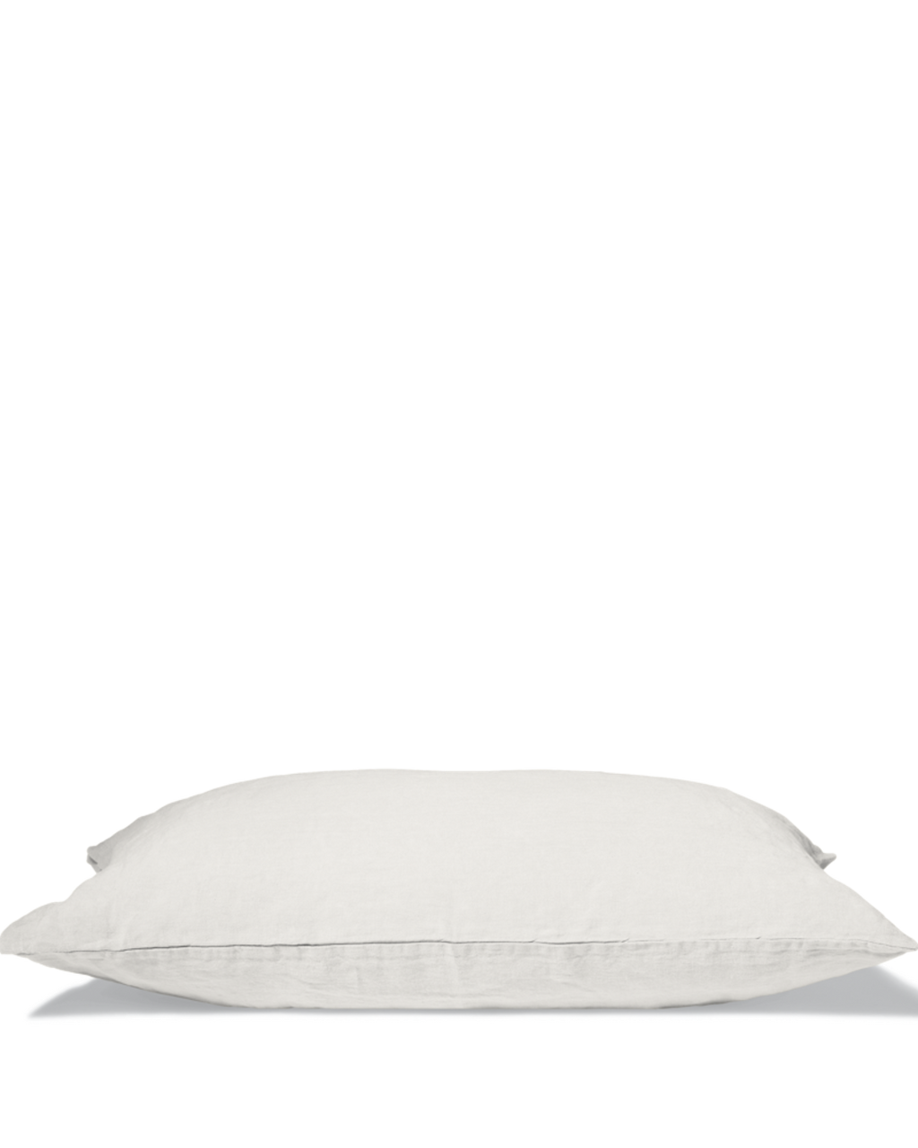 Merci - Washed linen pillowcase - Seashell White