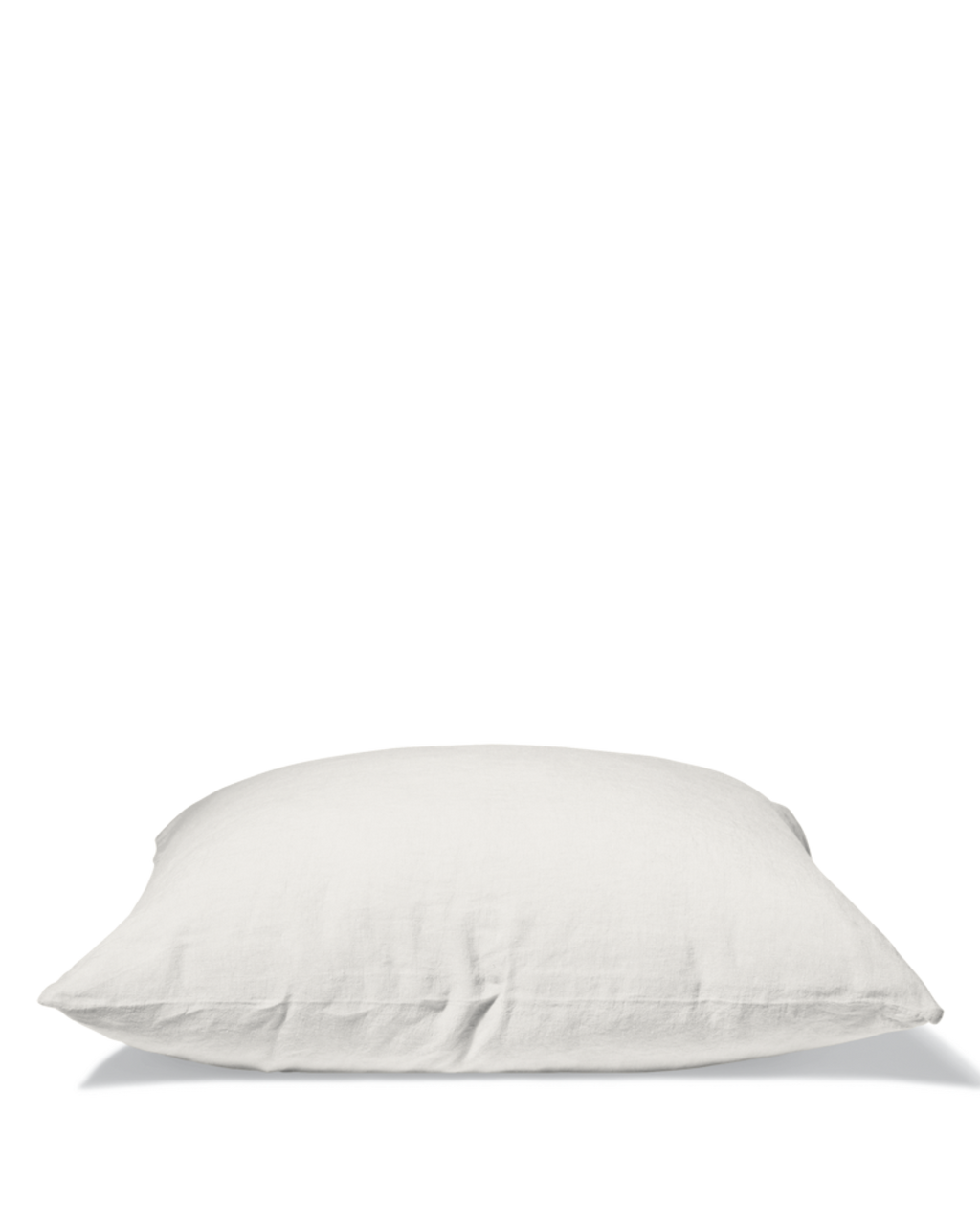 Merci - Washed linen pillowcase - Seashell White